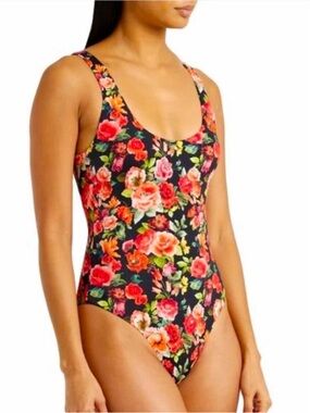 NWT Onia Rachel Eden Floral Scoop-Back One-Piece Swimsuit Size XS